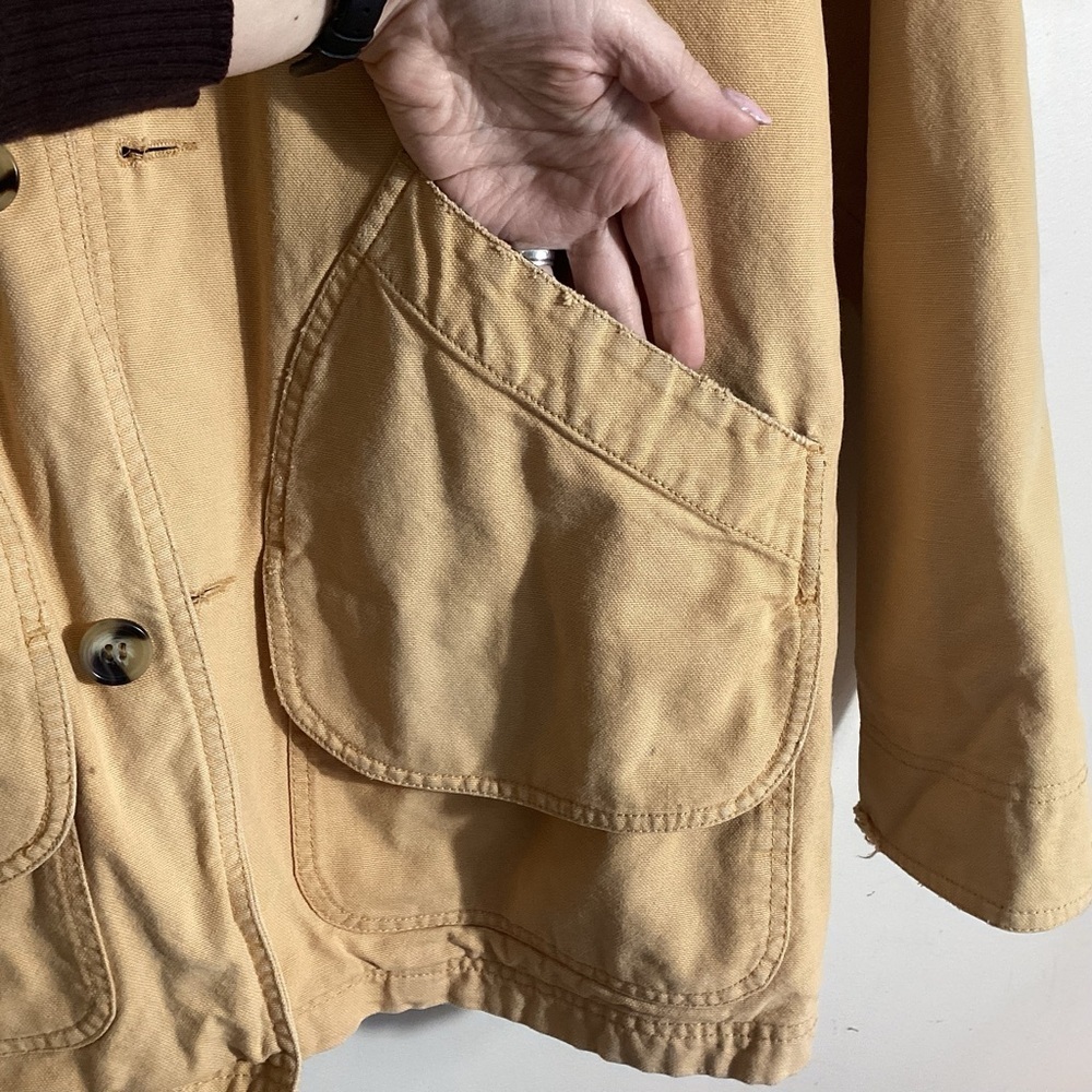 Lanesboro Outdoor Tan Canvas Barn Chore Jacket XL - Picture 8 of 16
